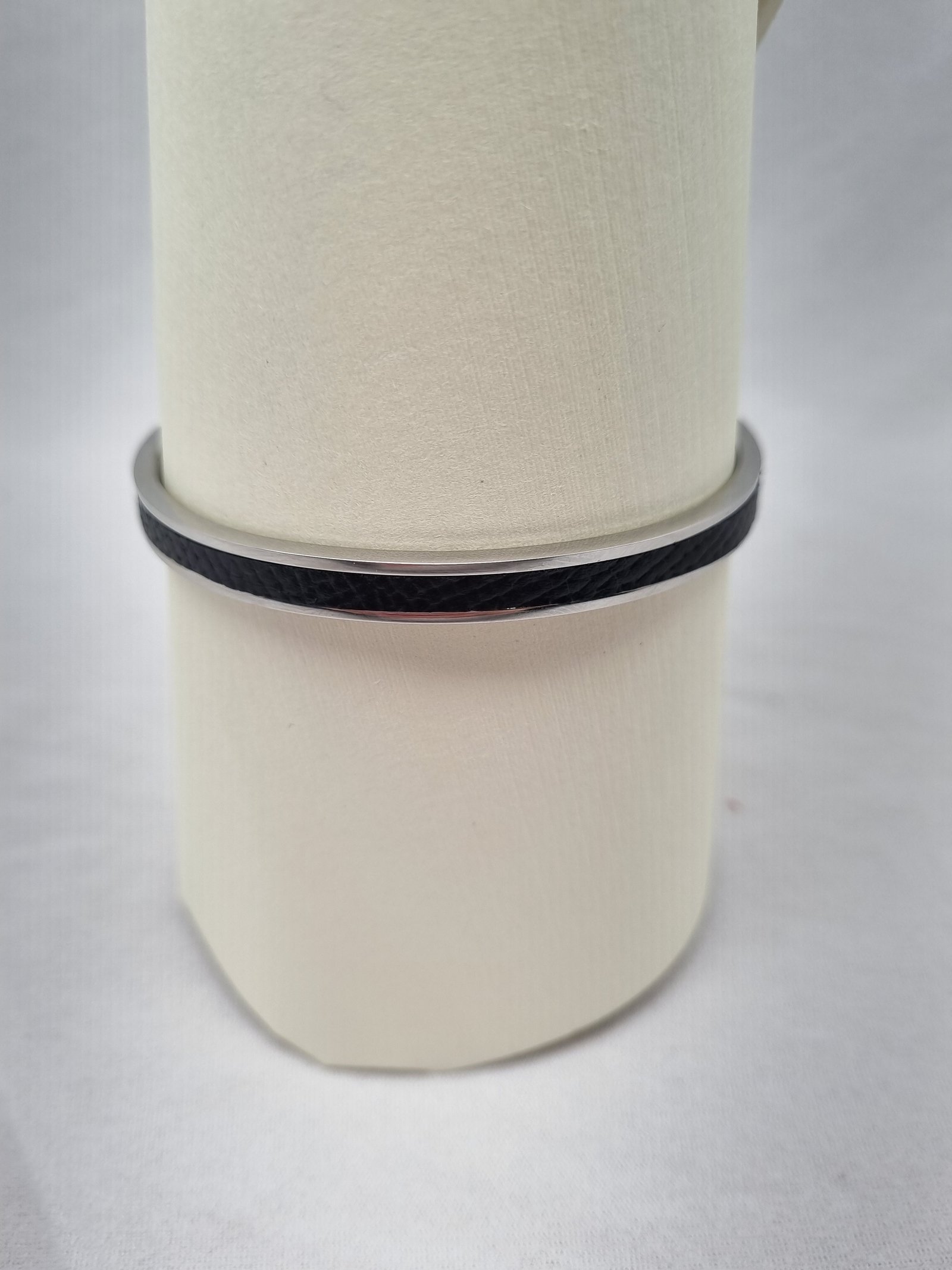 Black Epsom Clasp Bracelet