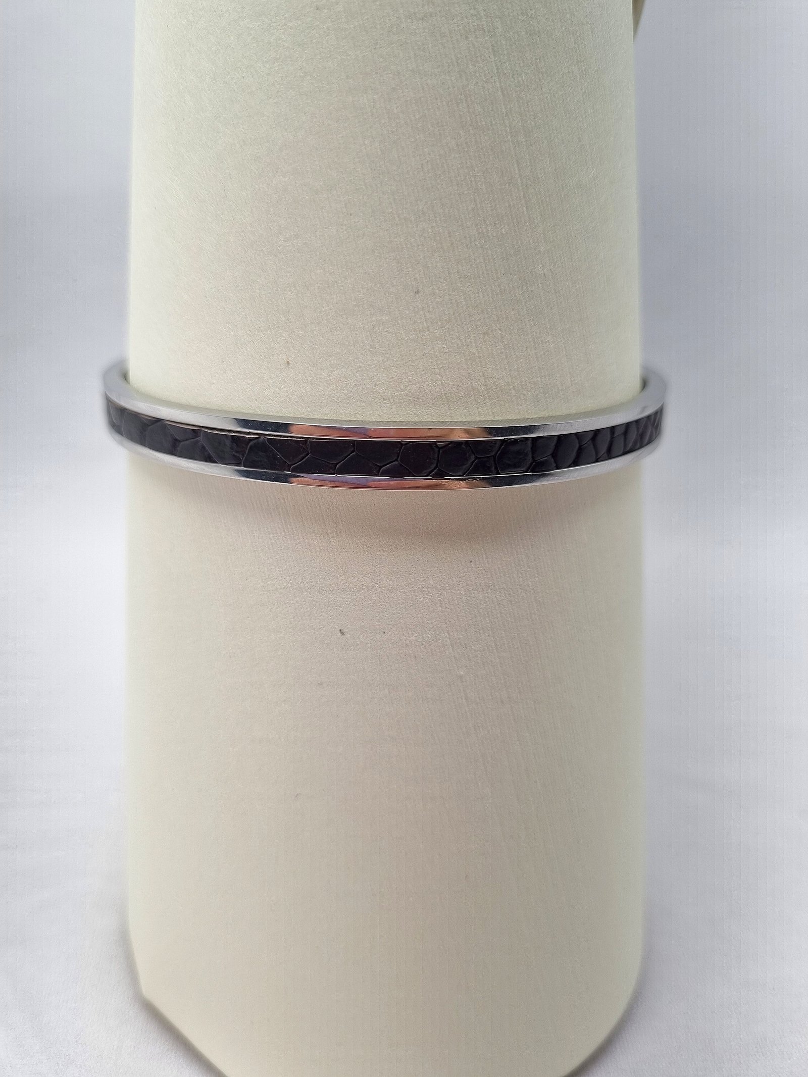 Ostrich Brown Clasp Bracelet