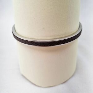 Luxury oxblood epsom clasp bracelet, made by Pila Luxuria in Canada.